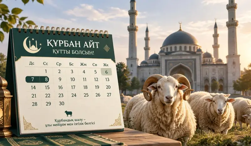 Қазақстандықтар келесі жылы Құрбан айтта демала ма – мүфтият күнтізбе жариялады