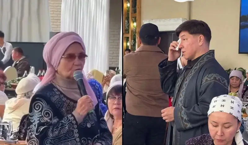 Зейнеп Ахметова әнші Сәкен Майғазиевке көңіл айтты (ВИДЕО)
