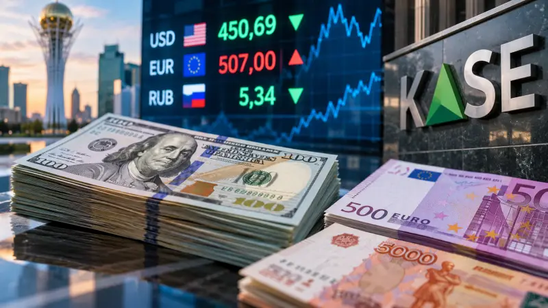 Курс доллара упал на 1,79 тенге: ситуация на валютном рынке Казахстана