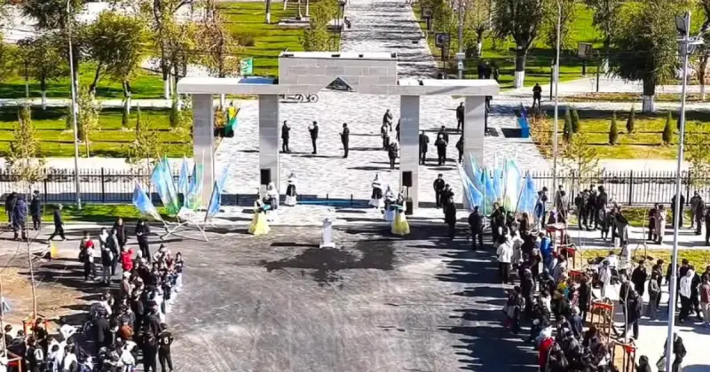 Республика күні қарсаңында Үштөбеде жаңартылған орталық саябақ пайдалануға берілді 