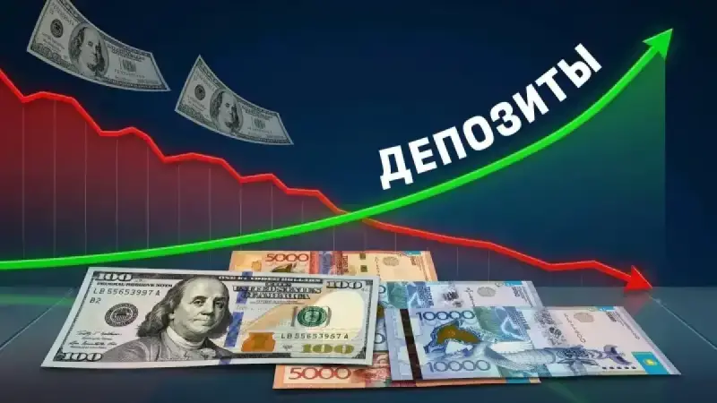 У кого деньги? Почти половина вкладов казахстанцев сосредоточена на крупных счетах