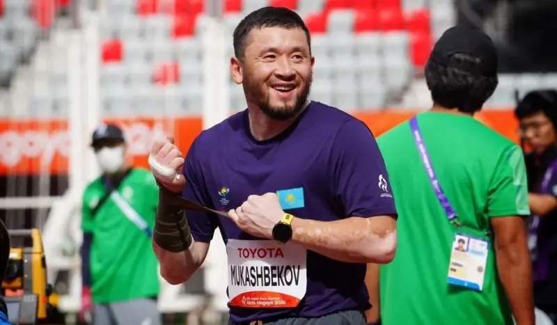 Дастан Мукашбеков завоевал серебро в толкании ядра на Азиатских Параиграх