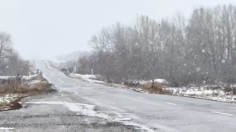 Из-за непогоды в Восточно-Казахстанской области выросло число ДТП
