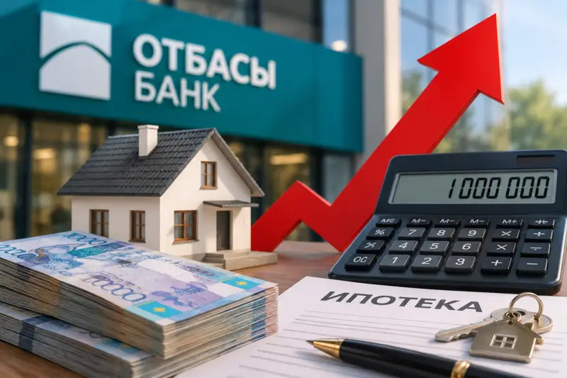 Ипотека станет дороже? Отбасы банк повысит комиссию до 1 миллиона тенге