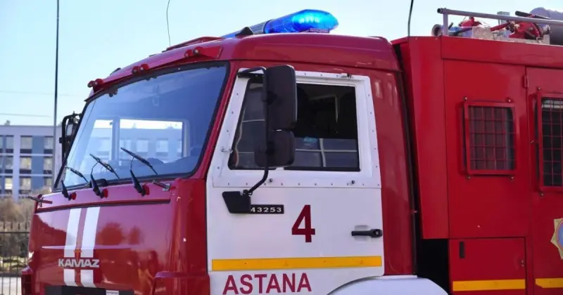  Щучинскте өртенген үйден 70 адам эвакуацияланды 