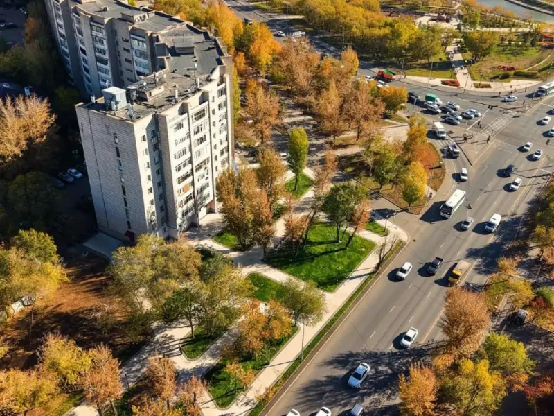 Новый сквер с детской площадкой открыли в Астане ко Дню Республики