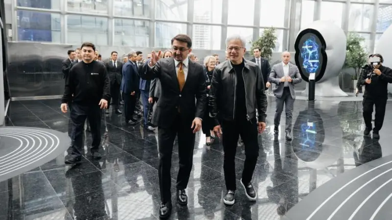 Глава NVIDIA Дженсен Хуанг впервые посетил Казахстан
