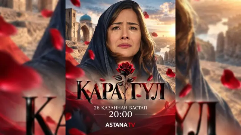 Любовь, предательство и семейные тайны: на телеканале "Астана" покажут сериал “Қара гүл”