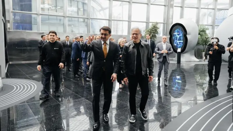 NVIDIA және Қазақстан: Астанадағы alem.ai орталығында тарихи кездесу өтті