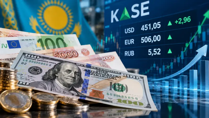 Доллар и евро подешевели в Казахстане