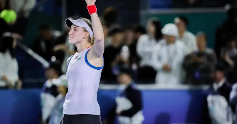   Елена Рыбакина Нинбодағы WTA 500 турнирінің финалына шықты   