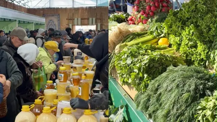 Более 7,5 тысячи тонн продуктов привезли на ярмарки «Дала дәмі» в Казахстане