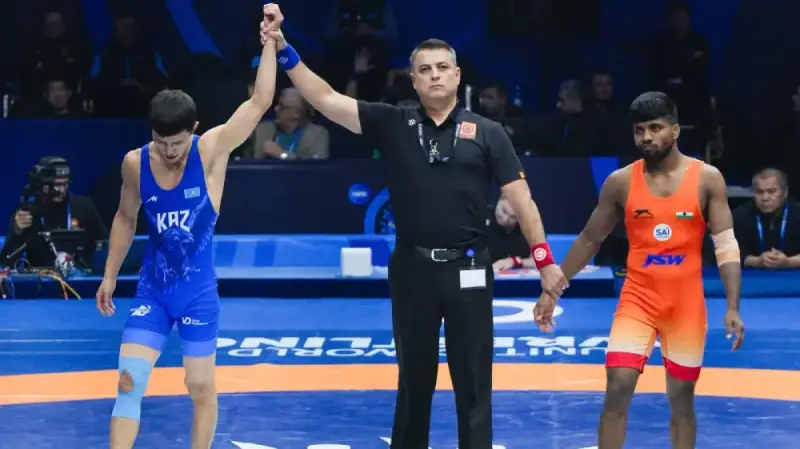 Казахстан завоевал сразу две медали чемпионата мира по борьбе в Астане