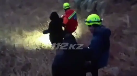 Алматыда таудан өздігінен түсе алмай қалған үш қыз құтқарылды