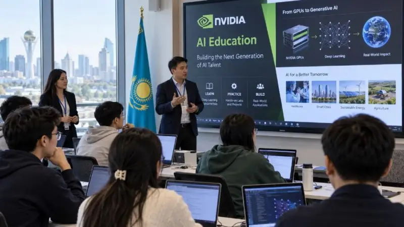 1.	Казахстан и NVIDIA расширяют сотрудничество в сфере искусственного интеллекта