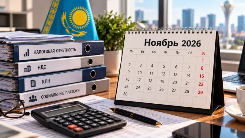 Какие налоги нужно уплатить в ноябре 2026 года: главные даты для казахстанцев