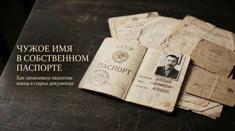 Чужое имя в собственном паспорте: как записывали казахские имена в старых документах