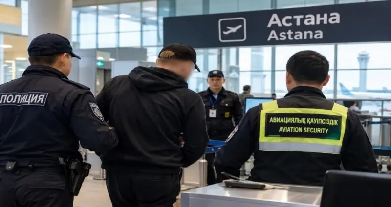 Иностранца сняли с рейса после шутки в аэропорту Астаны