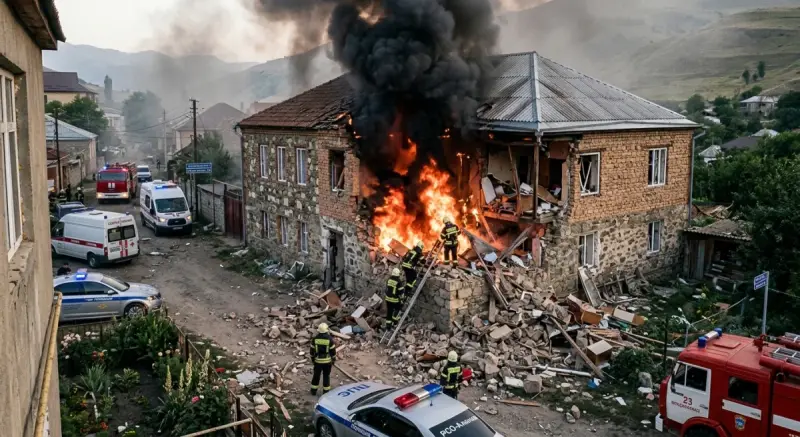 Мать и двое маленьких детей погибли при взрыве газа в частном доме