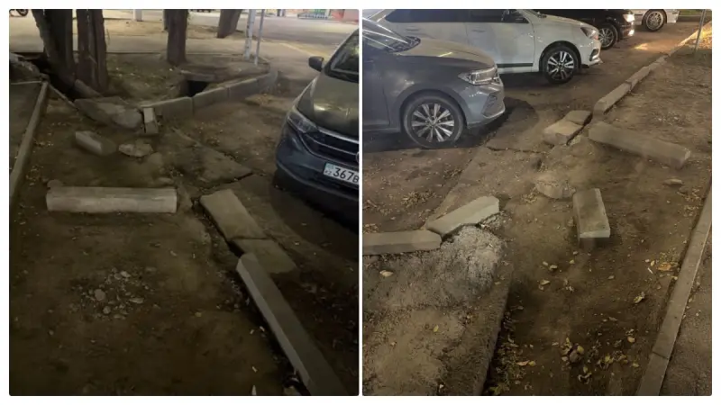 Алматыда ақылы автотұрақ ашылғанымен, аумағы ретке келтірілмеген: Әкімдік шағымға жауап берді