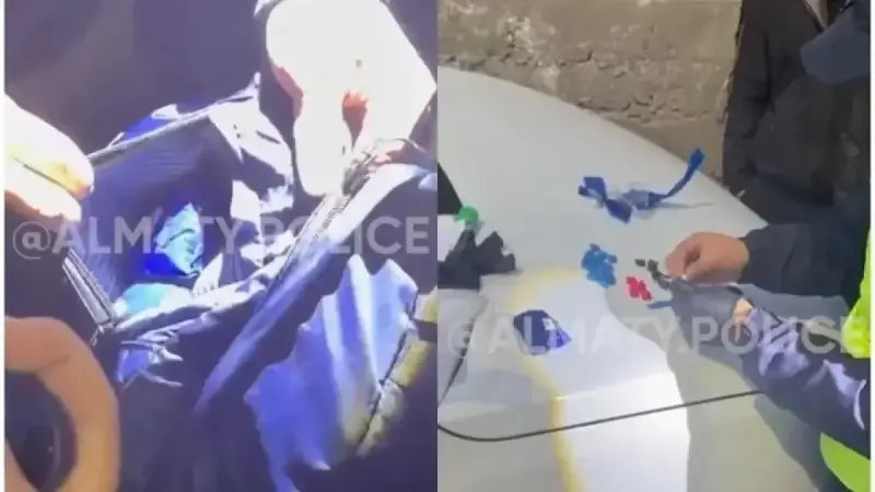 Алматыда ірі көлемде есірткі тасыған курьер ұсталды
