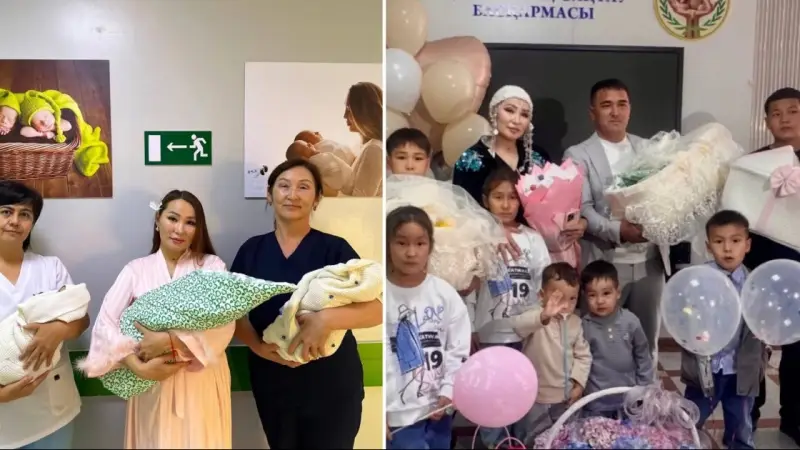 Шымкентте 2 рет егіз туған ана дүниеге үшем әкелді