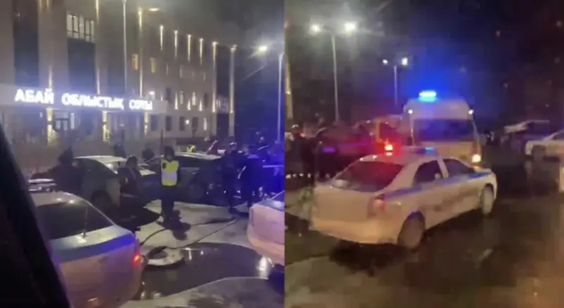ЧП возле областного суда в Семее: погиб мужчина