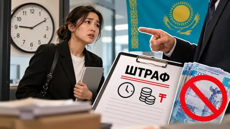 Қазақстанда жұмысқа кешіккені үшін айыппұл салу заңды ма?
