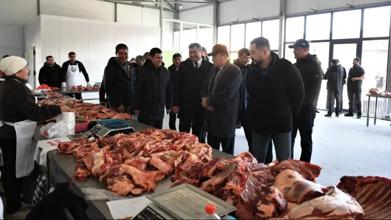 В городе Қонаев открылся новый торговый павильон