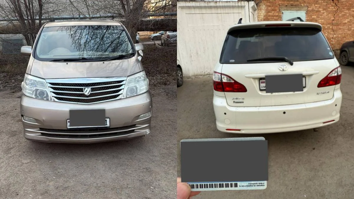 Қылмыстық іс қозғалды: бірдей нөмір тағылған екі автокөлік анықталды