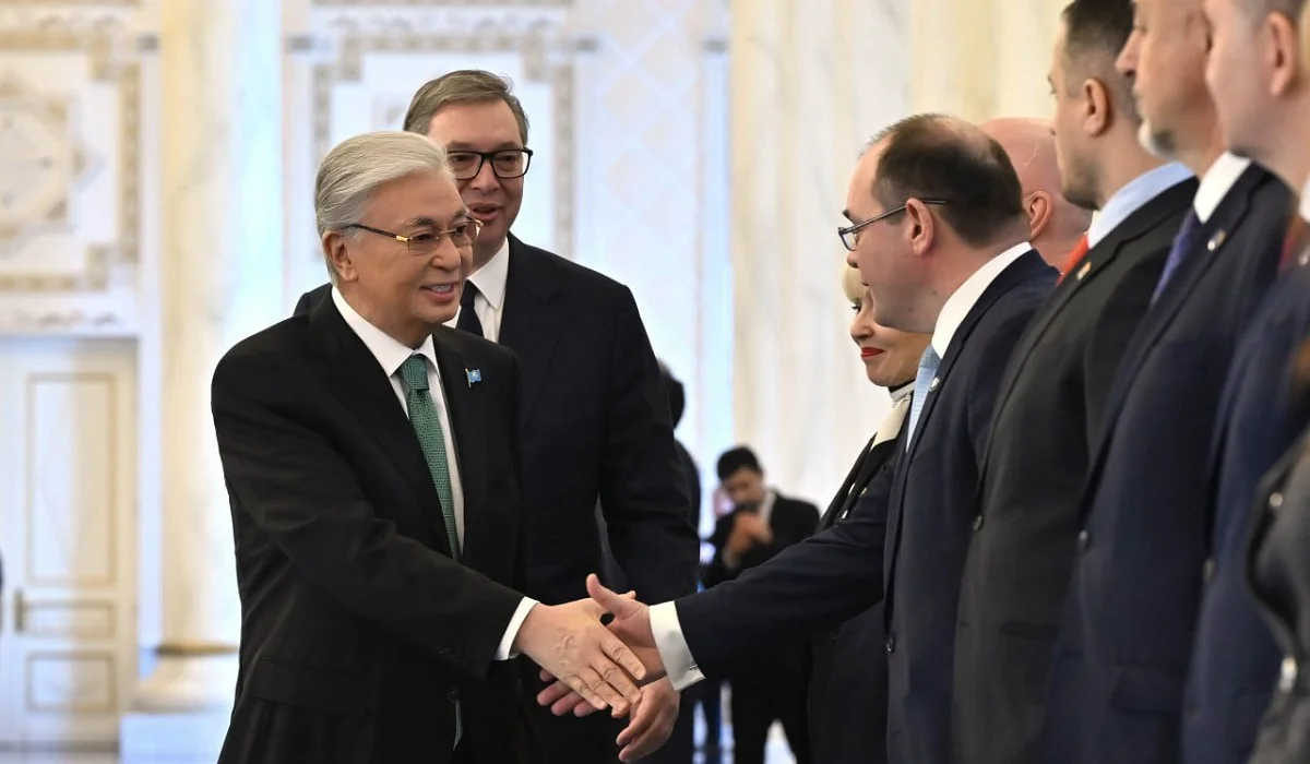 Ақордада Сербия президентін салтанатты қарсы алу рәсімі өтті