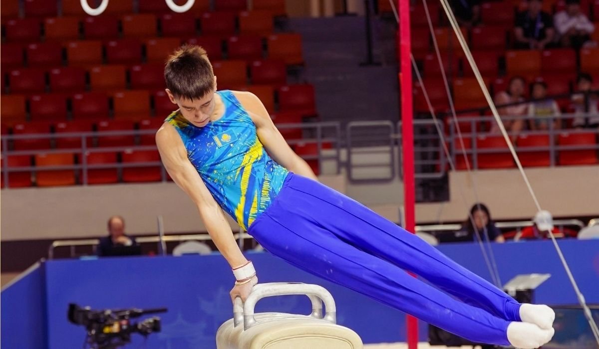 Казахстанские гимнасты выступили в финале на чемпионате Азии