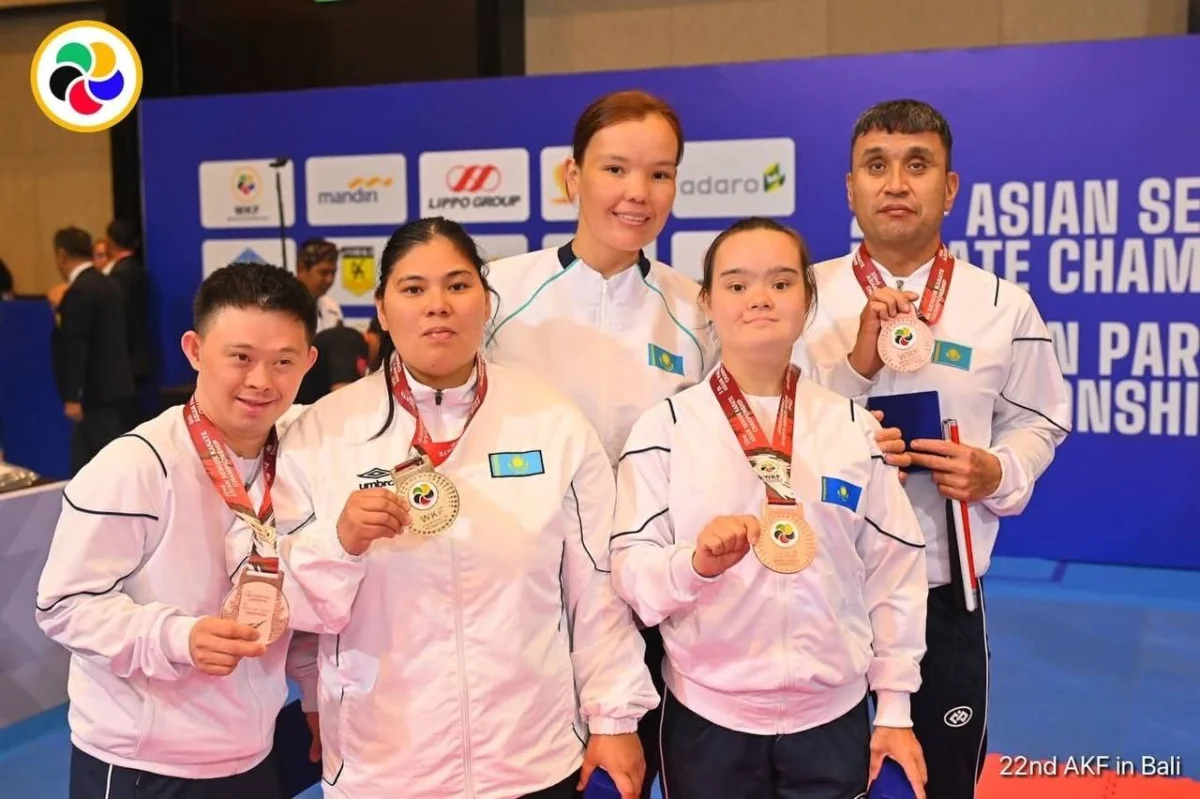 Сборная Казахстана по пара-карате заняла первое общекомандное место на чемпионате Азии