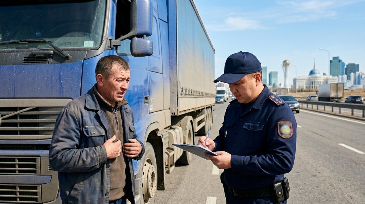 «Умные весы» на дорогах Астаны: как водителям выписывают штрафы за перегруз