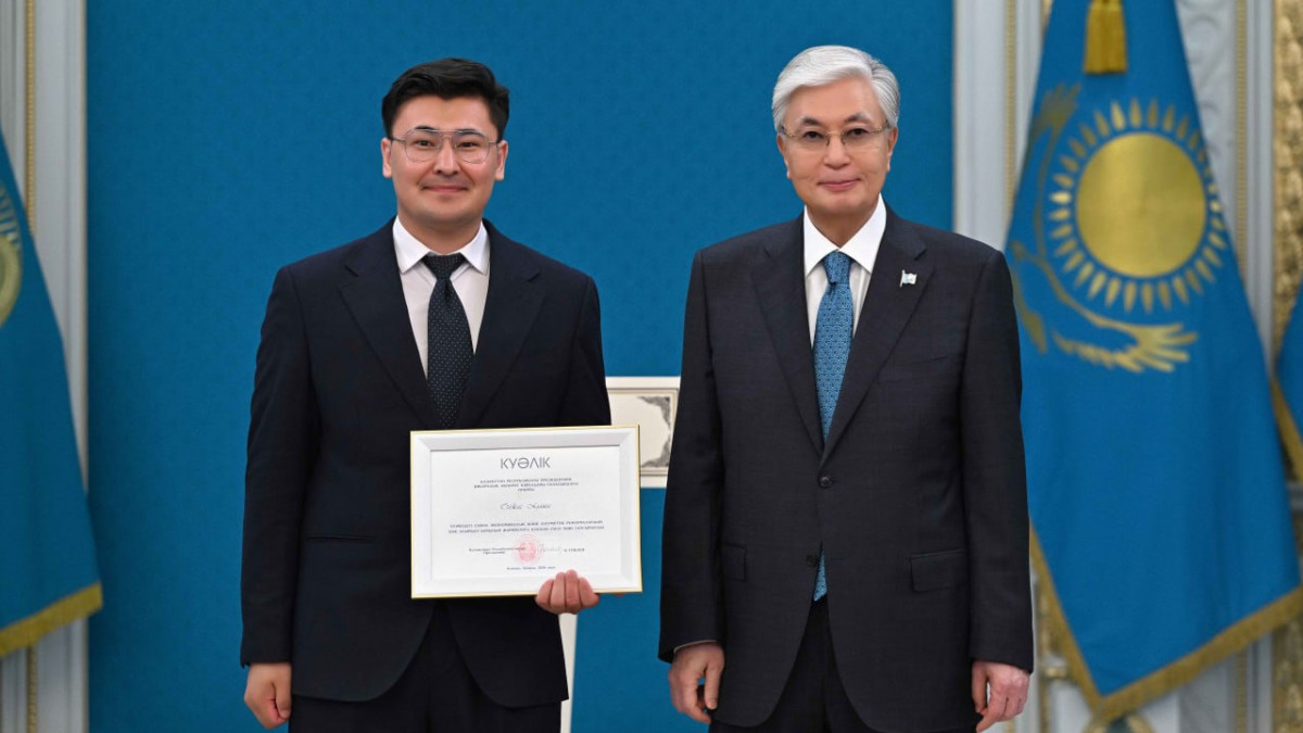 BAQ.KZ тілшісі Олжас Адай Президент грантының иегері атанды