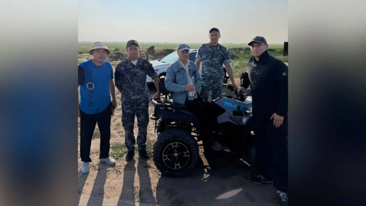 Екі тәулік бойы қамыс арасында қалып қойған зейнеткерді полицейлер құтқарды
