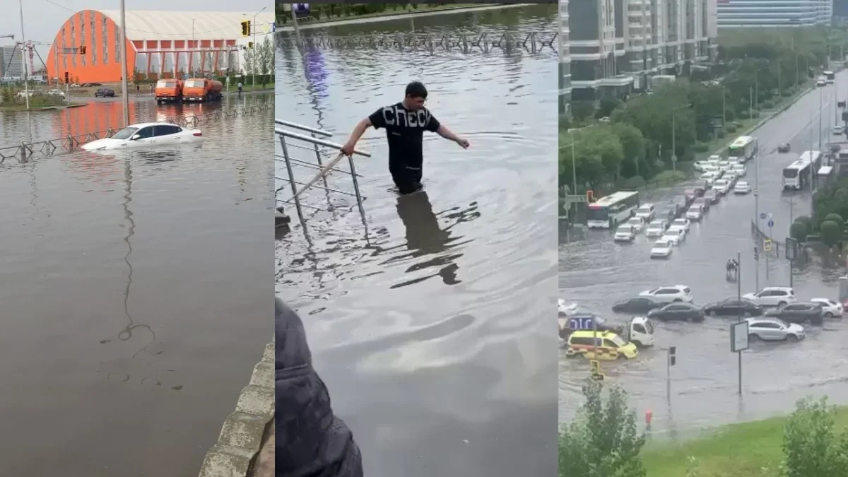 Шелектеп жауған нөсер жаңбыр және көз ілмеген коммуналдық қызмет: Астананы су басу мәселесі қалай шешілді