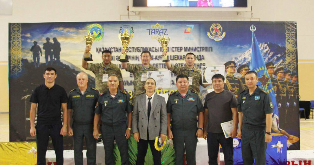  Таразда Ұлттық ұланның үздік палуандары анықталды 