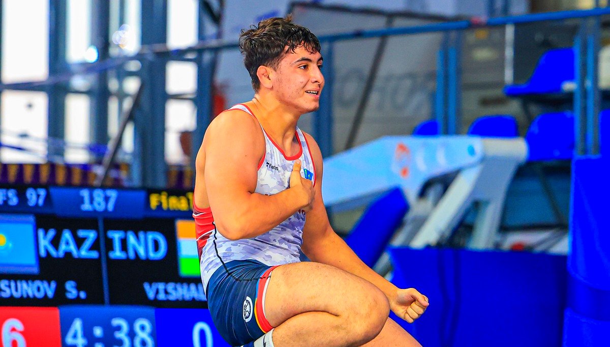 Казахстан гарантировал себе два финала на чемпионате Азии по борьбе