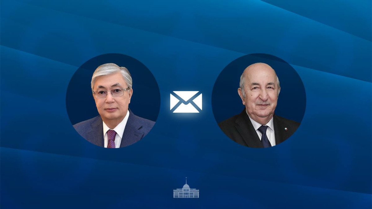 Тоқаев Алжир президентіне құттықтау жеделхатын жолдады