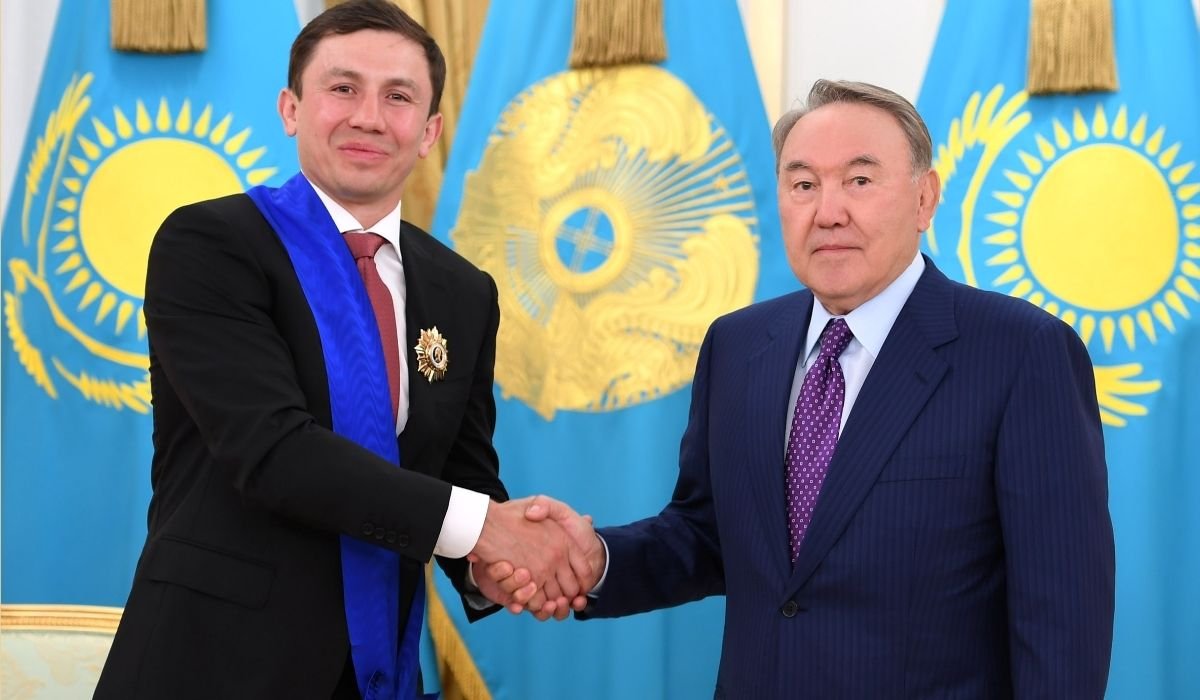 Геннадий Головкин поздравил Нурсултана Назарбаева с днем рождения