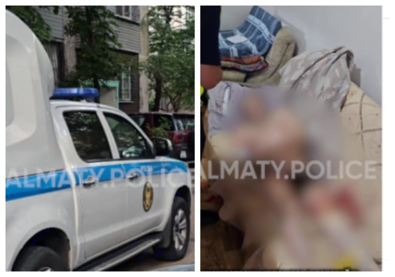 Пасынка задержали после убийства отчима в Алматы: появились кадры с места