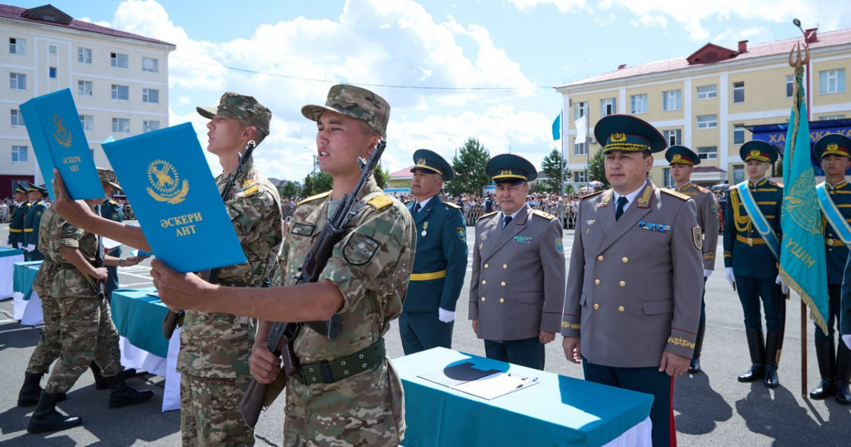 Ұлттық ұланда 750 сарбаз ант берді 