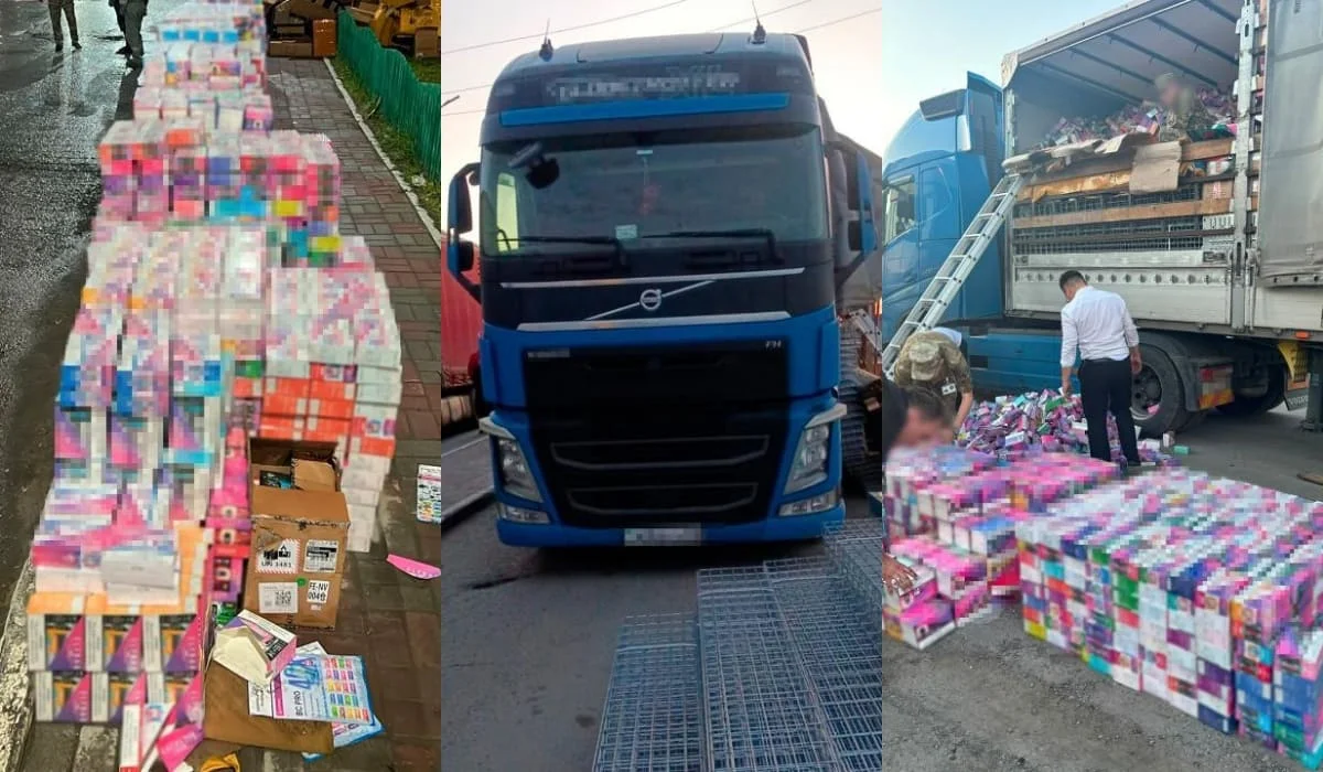 КНБ предотвратил ввоз в Казахстан крупной партии вейпов на полмиллиарда тенге