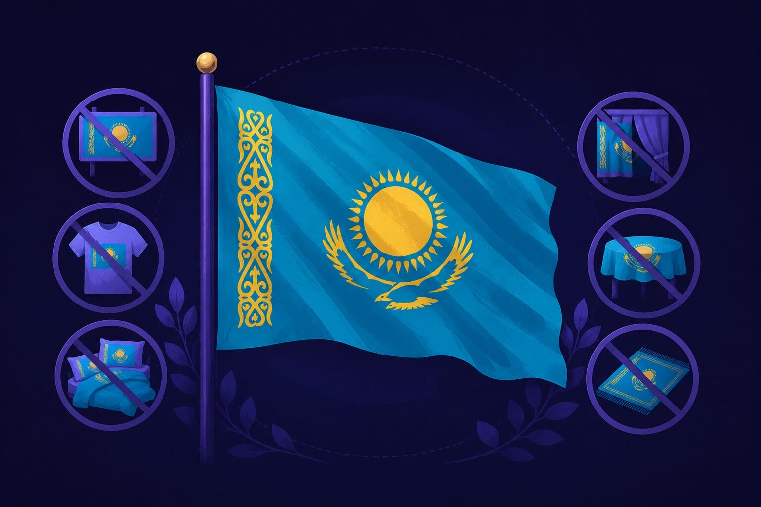 Қазақстанда Мемлекеттік туды пайдалану ережесі өзгереді: нені білу керек?