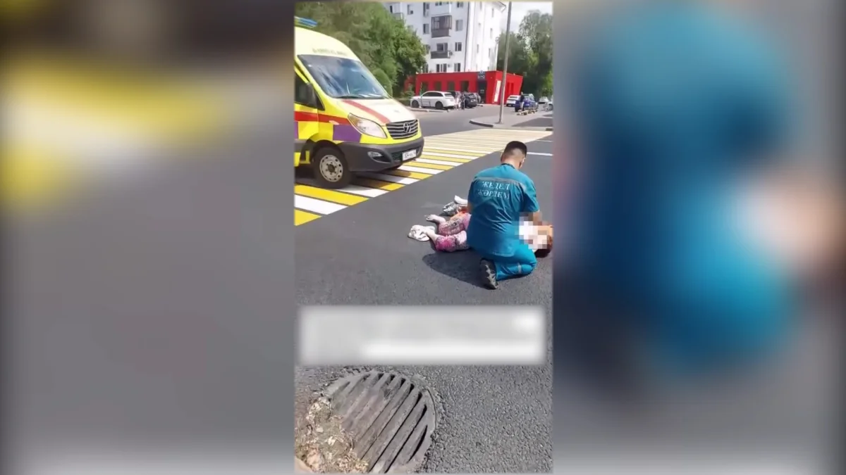 Павлодарда жедел жәрдем көлігі жаяу жүргіншіні қағып кетті