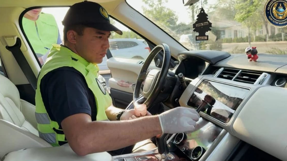 Түркістанда журналистің көлігін ұрлап кеткен күдікті ұсталды