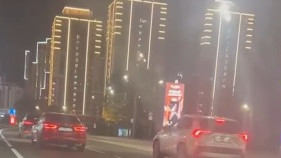 Ночные гонщики попались скрытому патрулю в Алматы