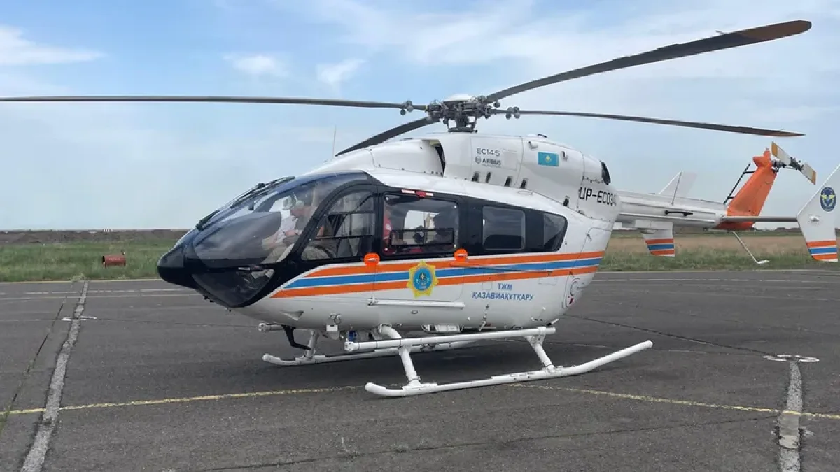 Жаңа туған нәресте тікұшақпен ауруханаға жедел жеткізілді