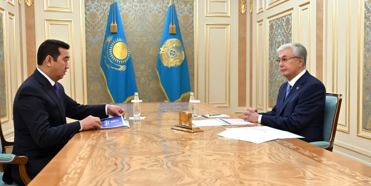 Президент встретился с министром сельского хозяйства Айдарбеком Сапаровым